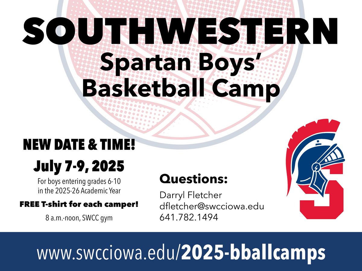 Spartan MBB (@swccbasketball) on Twitter photo We have moved the 6-10th grade camp to July to allow for more to sign up. <a href="/CrestonBoys/">Creston High School Boys Basketball</a> <a href="/CrestonNews/">Creston News Advertiser</a> <a href="/WintersetHoops/">Husky Hoops</a> <a href="/ksibradio/">KSIB Radio</a> We have moved the 6-10th grade camp to July to allow for more to sign up. <a href="/CrestonBoys/">Creston High School Boys Basketball</a> <a href="/CrestonNews/">Creston News Advertiser</a> <a href="/WintersetHoops/">Husky Hoops</a> <a href="/ksibradio/">KSIB Radio</a>