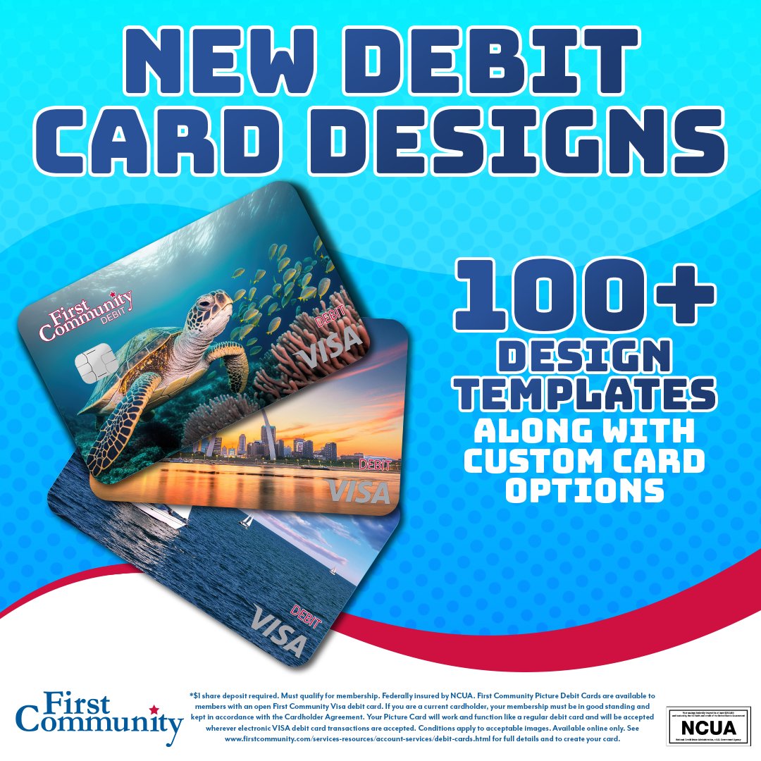 Looking to change up your debit card design? 💳

We’ve updated our picture debit card site! Our custom picture debit cards are available for all members with a checking account! 

Explore our new site here: qr2.mobi/FCPicCard