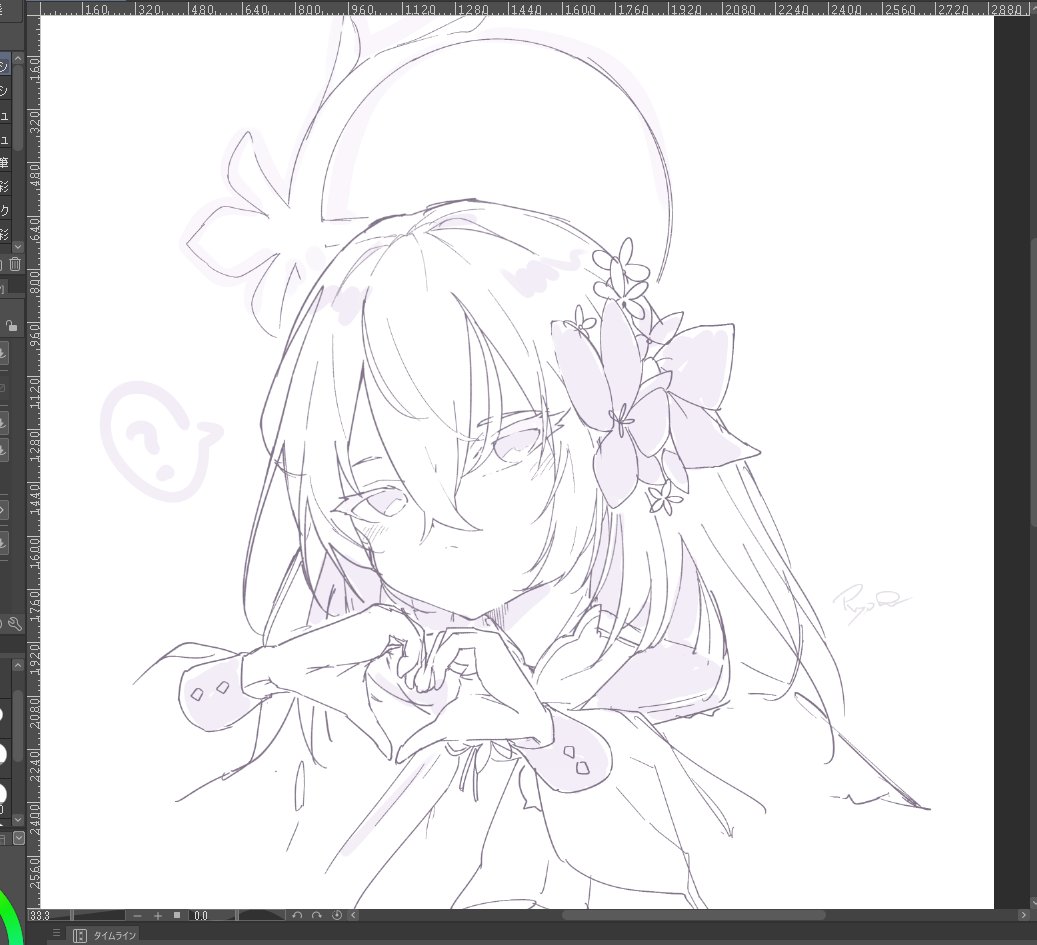 寝る前の落書き
じゃあおやすみ。