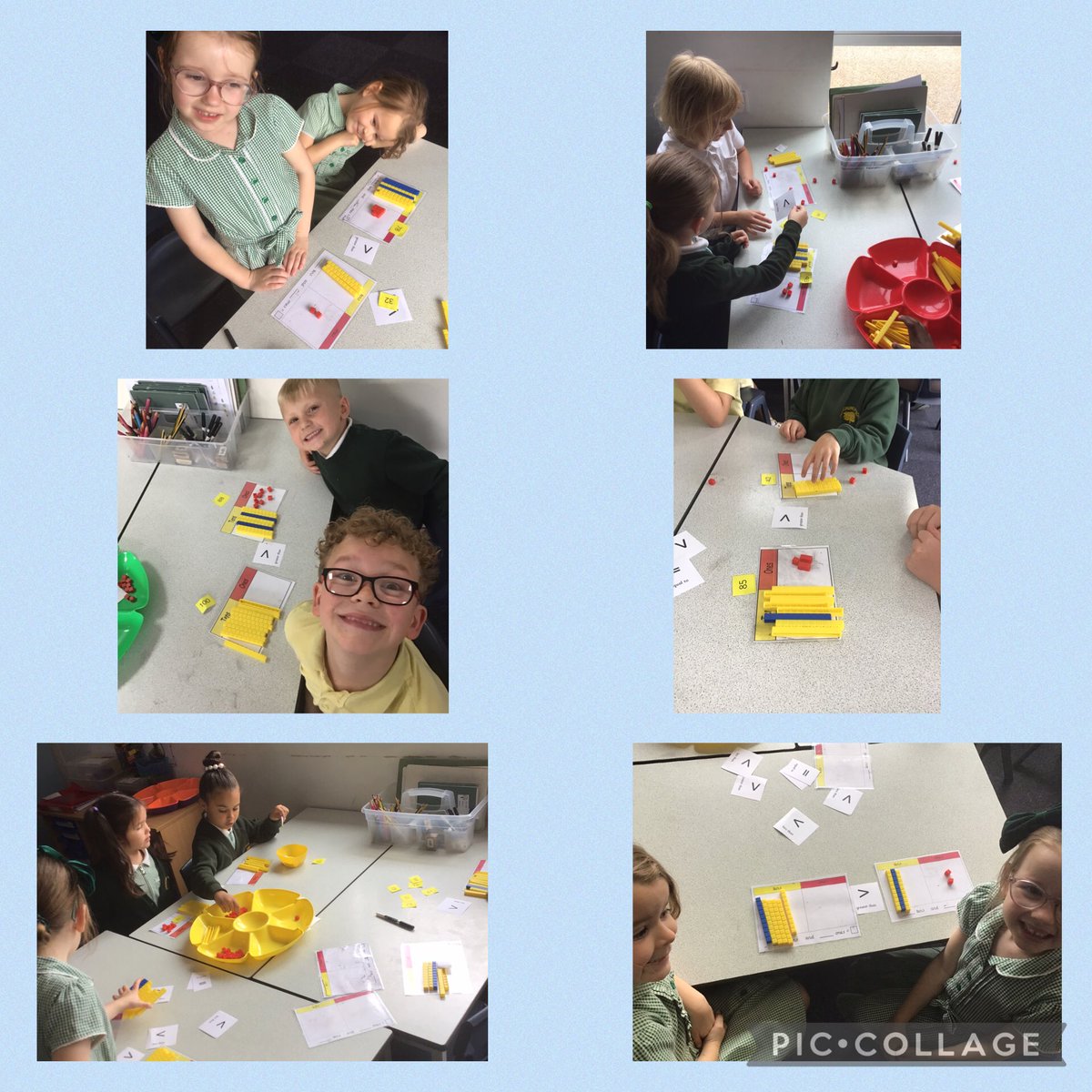 Overchurch4's tweet photo. We have had a busy week in #overchurchmaths . Learning about Great then, Less then and equal to. https://t.co/mmagp2n0up