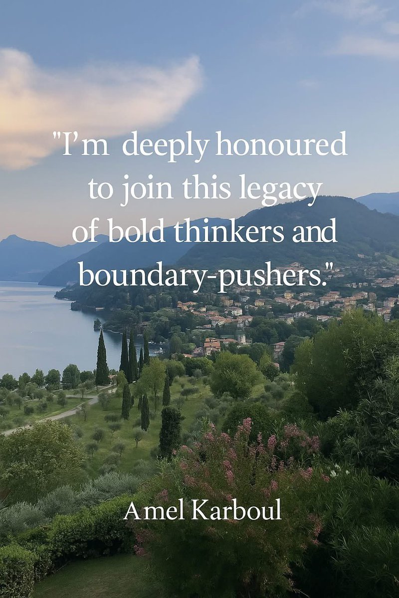 Amel Karboul (@amelkarboul) on Twitter photo Excited to join <a href="/RockefellerFdn/">The Rockefeller Foundation</a>’s Bellagio Center as a 2025 Resident! Grateful for the rare space to pause, reflect, and reimagine how we scale education and employment systems for impact.
#RFBellagio rockfound.link/4aaae9z Excited to join <a href="/RockefellerFdn/">The Rockefeller Foundation</a>’s Bellagio Center as a 2025 Resident! Grateful for the rare space to pause, reflect, and reimagine how we scale education and employment systems for impact.
#RFBellagio rockfound.link/4aaae9z