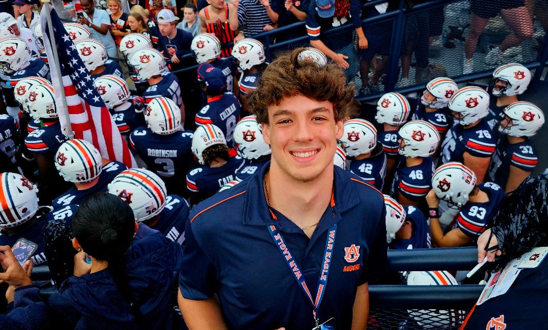 BILLY DUNN (@billydunn2026) on Twitter photo I can't wait to be back at <a href="/AuburnFootball/">Auburn Football</a> tomorrow! I'm looking forward to my <a href="/EscambiaFb/">Escambia Gators Football</a> bringing the hardware back to Florida!
LET'S GO!!!
#QB1 #IREFUSETOBEOUTWROKED #NODAYSOFF #NOEXCUSES
<a href="/Dale_Dowden/">Dale Dowden</a> <a href="/raisingchamps_/">Raising Champions</a>
<a href="/HS_Next_Stop/">Next_Stop_Recruiting</a> <a href="/prophecyath/">Prophecy Athletic Training</a> <a href="/SouthernCharmSp/">Southern Charm Sports</a>
<a href="/Rivals/">Rivals</a> I can't wait to be back at <a href="/AuburnFootball/">Auburn Football</a> tomorrow! I'm looking forward to my <a href="/EscambiaFb/">Escambia Gators Football</a> bringing the hardware back to Florida!
LET'S GO!!!
#QB1 #IREFUSETOBEOUTWROKED #NODAYSOFF #NOEXCUSES
<a href="/Dale_Dowden/">Dale Dowden</a> <a href="/raisingchamps_/">Raising Champions</a>
<a href="/HS_Next_Stop/">Next_Stop_Recruiting</a> <a href="/prophecyath/">Prophecy Athletic Training</a> <a href="/SouthernCharmSp/">Southern Charm Sports</a>
<a href="/Rivals/">Rivals</a>