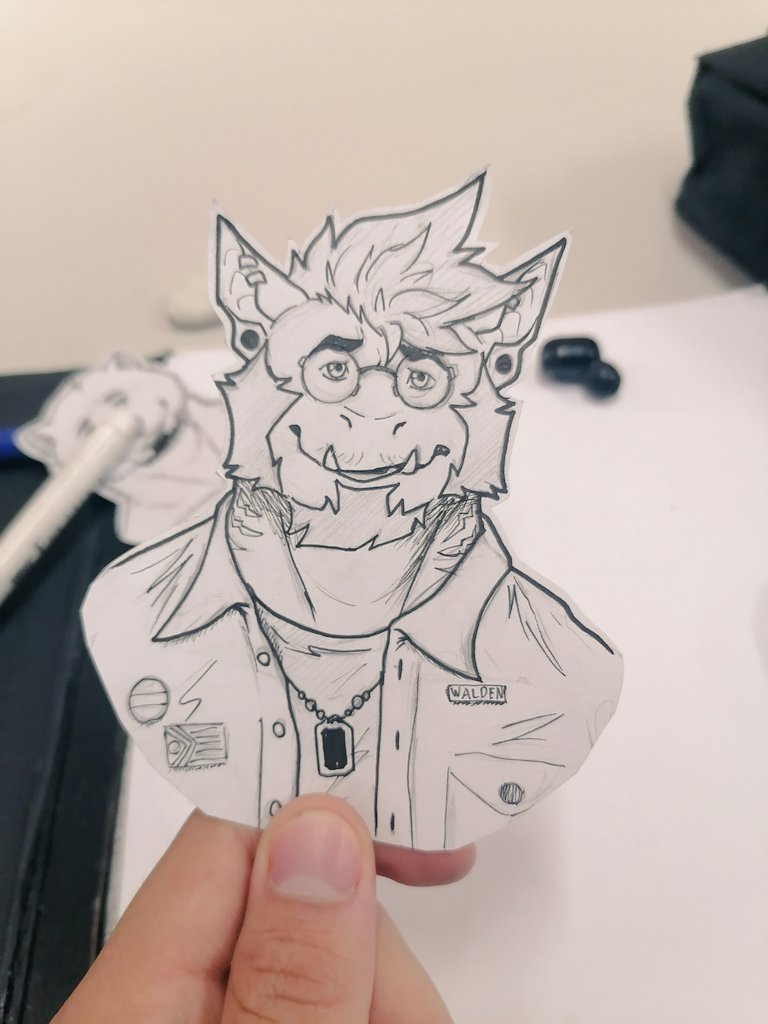 Shrikeartz's tweet image. Mr. Northworth

I gave it to a friend, I hope it&apos;s in good hands...