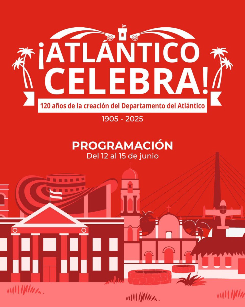 El Atlántico celebra 120 años con una agenda cultural que exalta la memoria, la historia y la identidad del territorio lachachara.org/el-atlantico-c… <a href="/Gobatlantico/">Gobernación Atlántico</a> <a href="/CLENAOFICIAL/">CLENA</a>