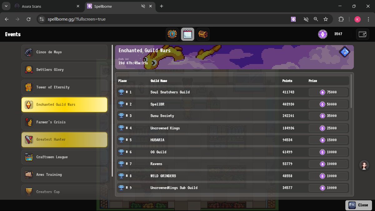 Damn, we're nearly at 250K <a href="/Susu_Society/">Susu Society</a>! 

Let's go and maintain being in rank 3 guys! Goodluck and have fun!🔥

#SpellborneCreate