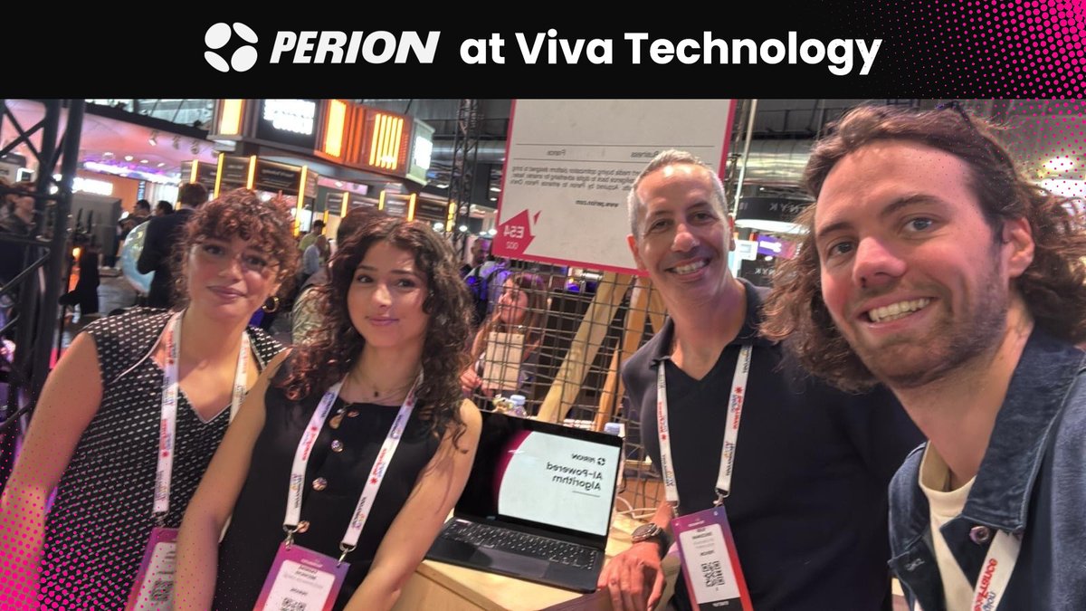 Perion Network (@perionnetwork) on Twitter photo Great to see the team on the ground today at VivaTech Paris - a day full of inspiration, connections, and learning.
<a href="/VivaTech/">Viva Technology</a>
#VivaTech2025 Great to see the team on the ground today at VivaTech Paris - a day full of inspiration, connections, and learning.
<a href="/VivaTech/">Viva Technology</a>
#VivaTech2025