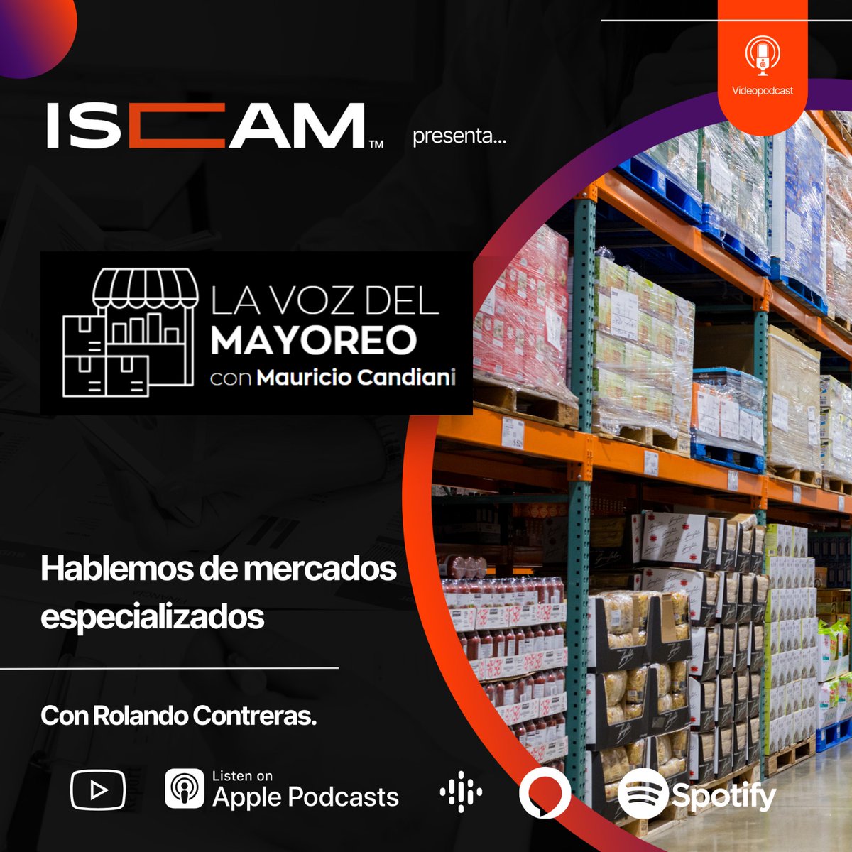 iscam_mx's tweet image. En #LaVozDelMayoreo, en este episodio, conversamos sobre el auge de los mercados especializados en el sector #abarrotero, la oferta, la experiencia del consumidor y las oportunidades de negocio.
   
📻Escúchalo aquí: lnkd.in/g-r3iErh 
  
#ISCAM #CanalMayoreo