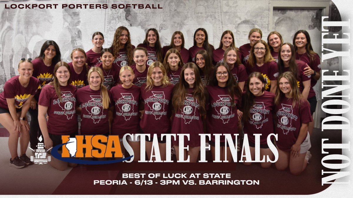 What a great State Sendoff!   Thank you Fresh Start, football, volleyball, the Lockport Police and Fire Department, parents, family, our administration and community for seeing us off in style.  
♥️⚓️🥎
#CompleteFocus
<a href="/lthsathletics/">Lockport Athletics</a>