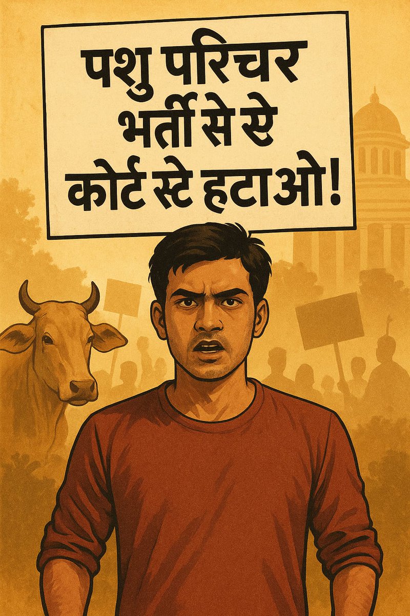 प्रवीण मीना (@pravinsinghal92) on Twitter photo कोर्ट स्टे को हटवाते हुए, बेरोजगारों को नियुक्ति दीजिए, जिससे बेरोजगारों को बेरोजगारी से राहत मिले! <a href="/BhajanlalBjp/">Bhajanlal Sharma</a>
#पशु_परिचर_स्टे_हटवाओ कोर्ट स्टे को हटवाते हुए, बेरोजगारों को नियुक्ति दीजिए, जिससे बेरोजगारों को बेरोजगारी से राहत मिले! <a href="/BhajanlalBjp/">Bhajanlal Sharma</a>
#पशु_परिचर_स्टे_हटवाओ