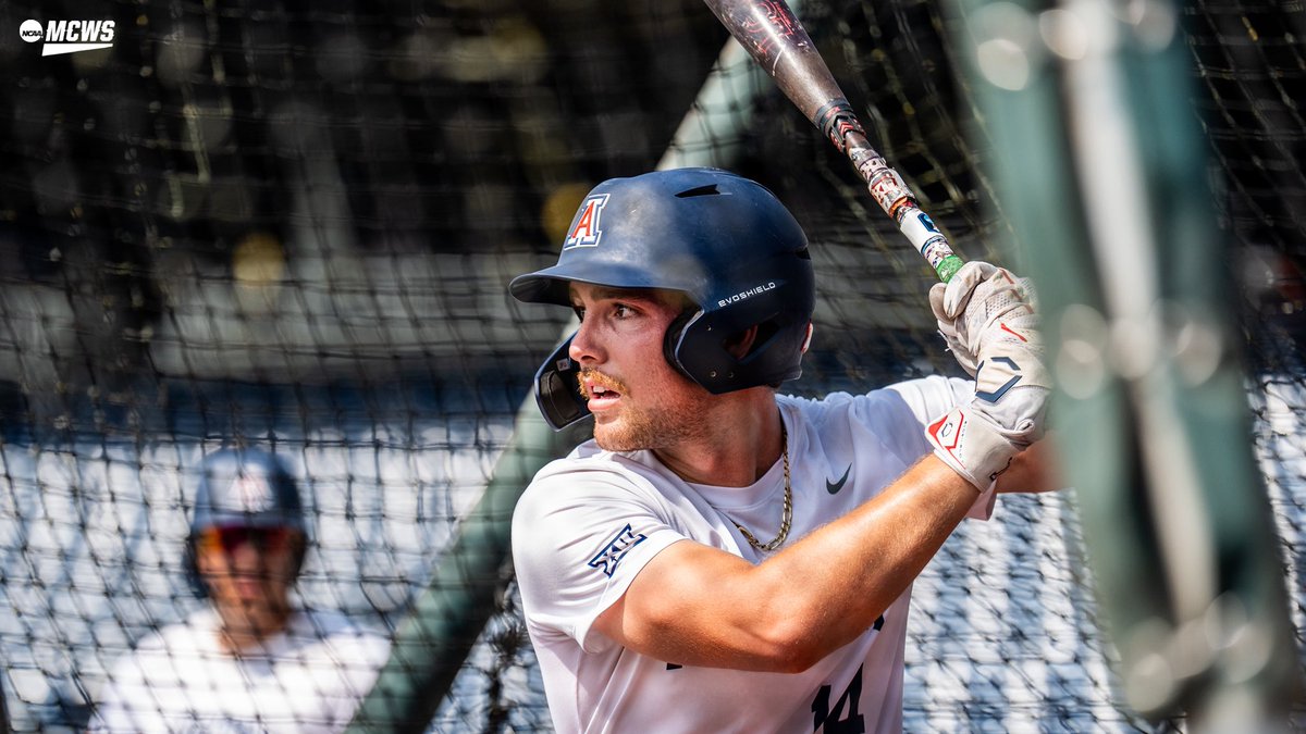 NCAABaseball's tweet image. Wildcats on the prowl 

#MCWS x @ArizonaBaseball