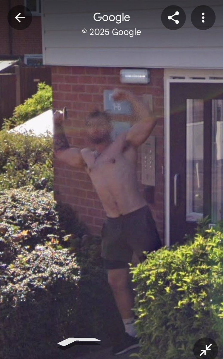 Found my new favourite Google street view images. I present to you a story in 2 parts: