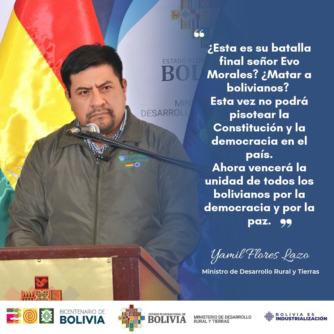 Los bloqueos impulsados por sectores evistas no son una protesta, sino una clara estrategia para derrocar al Gobierno y provocar escasez de combustibles y alimentos.
#BoliviaAvanzaUnida
#ElFuturoEstáEnElCampo