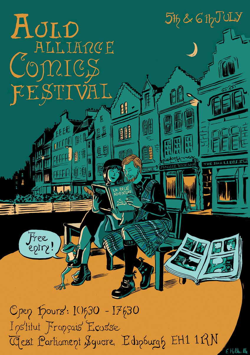 Institut français d'Ecosse (@ifecosse) on Twitter photo 🥳 To mark 730 years of historic friendship between #Scotland and #France, we’re thrilled to unveil the 1st edition of the Auld Alliance #Comics Festival at <a href="/ifecosse/">Institut français d'Ecosse</a>! Come to meet talented comics artists from both countries ✨
5 & 6 July at <a href="/ifecosse/">Institut français d'Ecosse</a>
🎟️ ifecosse.org.uk/events-agenda/… 🥳 To mark 730 years of historic friendship between #Scotland and #France, we’re thrilled to unveil the 1st edition of the Auld Alliance #Comics Festival at <a href="/ifecosse/">Institut français d'Ecosse</a>! Come to meet talented comics artists from both countries ✨
5 & 6 July at <a href="/ifecosse/">Institut français d'Ecosse</a>
🎟️ ifecosse.org.uk/events-agenda/…