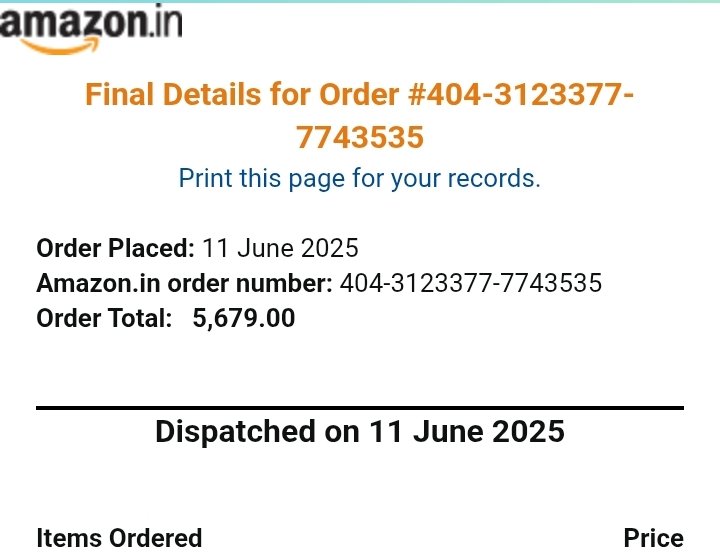 Here are the details of my order; I did not cancel it, yet it has been cancelled and returned to the seller. How? &amp; why? <a href="/amazonIN/">Amazon India</a> <a href="/AmazonHelp/">Amazon Help</a> #jagoGrahakJago #concumer <a href="/consaff/">Consumer Affairs</a> #Consumers #NCH <a href="/DeptConsumerAff/">Secretary Consumer Affairs</a>