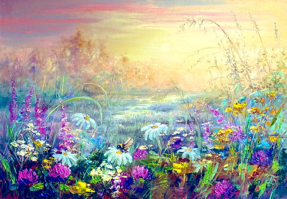 Un nuevo día.

“No le falta encanto a este terrible mundo.
              ni tampoco amaneceres,
para los que merece la pena despertar.”

¡Saludos y feliz despertar!

🎨Larisa Batenkova