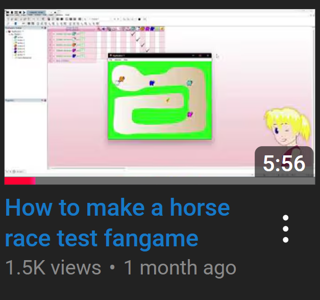 horseracetest's tweet photo. for da people who wanted to make their own horse race test fangame and saw my video https://t.co/ls5Y0h8EvD