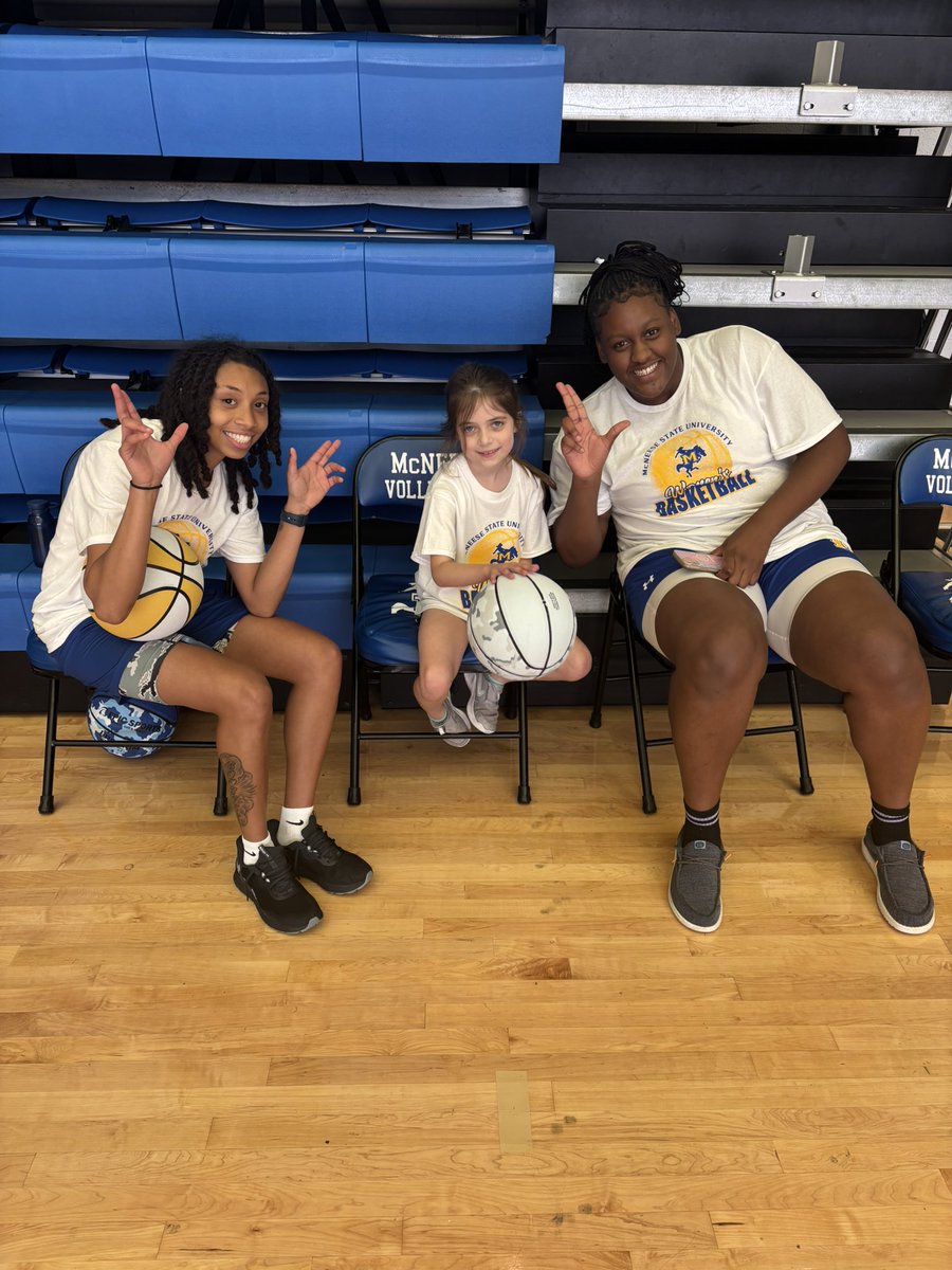 McNeeseWBB's tweet image. Thank you to all our campers — the future of the game looks bright! 🤠

#GeauxPokes