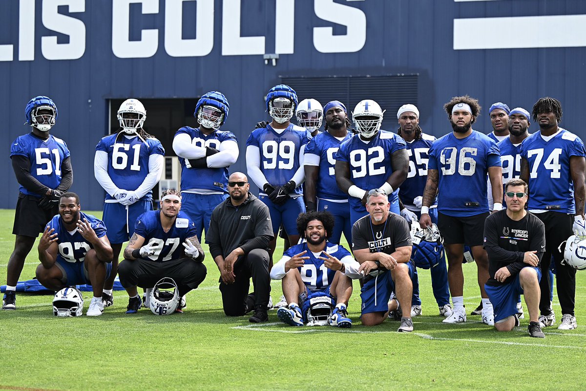 Charlie Partridge (@coachpartridge) on Twitter photo OTA 2025 ✅
Beyond fortunate to work with this group every day! See you at fall camp! #COLTS OTA 2025 ✅
Beyond fortunate to work with this group every day! See you at fall camp! #COLTS