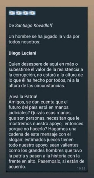 Lo recibí recién.
Merece ser reenviado.