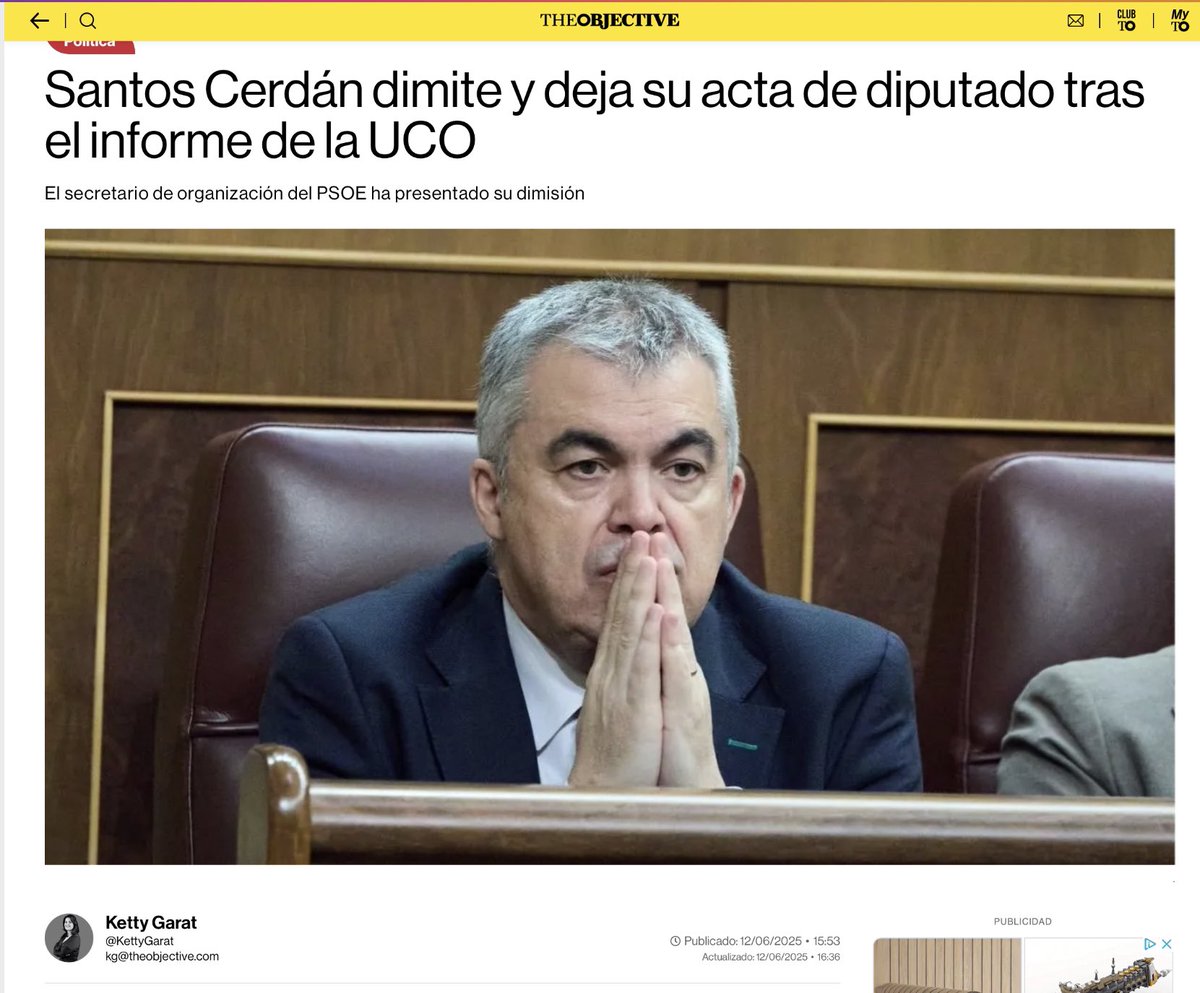 A estas dos noticias solo les separa unas horas.