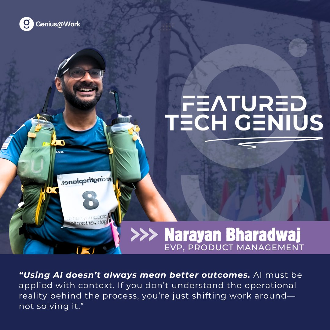 Indecomm's tweet photo. This month’s Featured Tech Genius is Narayan Bharadwaj, our EVP of Automation—a solution builder, trail runner &amp; mortgage automation expert. In this Q&amp;A, he shares how ops depth &amp; an endurance mindset shape smarter automation. A must-read https://t.co/wRJ0mH7T3L

#FeaturedGenius https://t.co/XBv2l9atPX