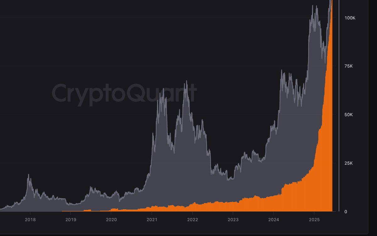 defihub_fi's tweet photo. The chart doesn't lie: institutional adoption of #Bitcoin is skyrocketing!
Since 2024, accumulation (in orange) has exploded and this is just the beginning.
While many still doubt, the big players are already stacking.
#BTC #Crypto #HalvingEffect #BitcoinETFs https://t.co/UcVWE2yk3b