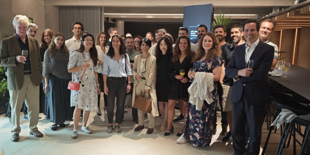 We love these photos from a recent UCL alumni event in Lisbon 🇵🇹✨ 

UCL alumni gathered for an evening of reconnection, new friendships and inspiring conversations. 

Check out our upcoming events: bit.ly/3ZsbJfh 

#UCLAlumni