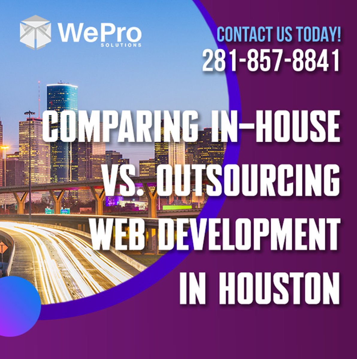 WeProLLC's tweet image. Building a new website? 💻 Choosing between an in-house team and outsourcing can make or break your project based on your needs. Our latest blog breaks down the pros, cons, and what Houston companies need to know. 👇
wepro-solutions.com/comparing-in-h…
#WebDevelopmentBlog