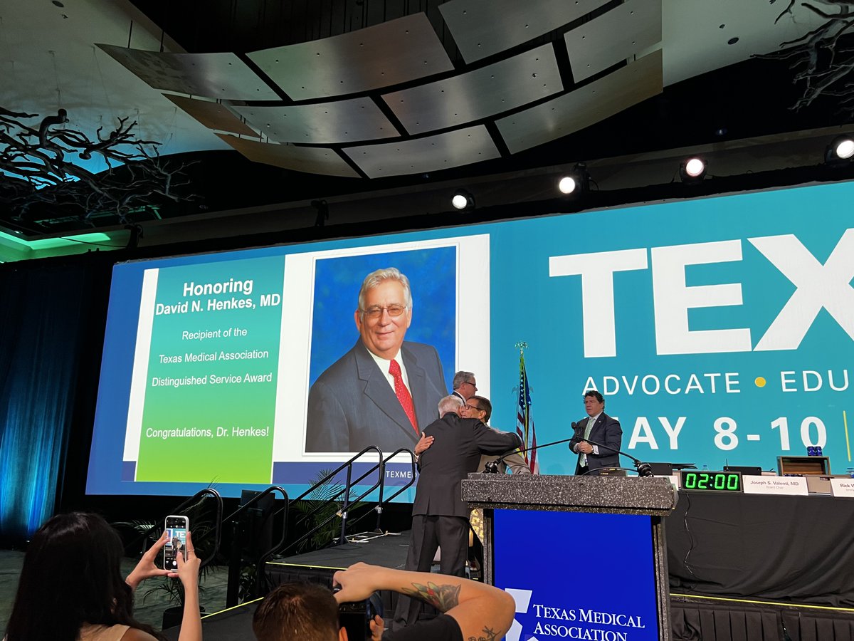 In recognition of his 25 years of exceptional contributions to the medical community, the Texas Medical Association honored David. N. Henkes, MD, with the 2025 TMA Distinguished Service Award.

See the full article in this month’s San Antonio Medicine: bcms.org/SAM/2025/SAMJu…