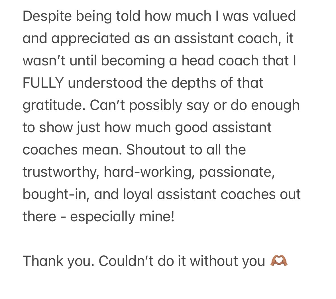 Assistant coach appreciation post <a href="/kayla_noch/">Kayla Noch</a> and <a href="/bradykyp/">Kyle Brady</a> ♥️