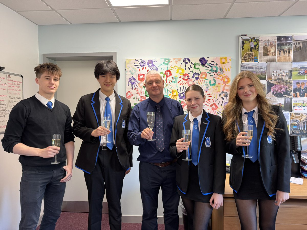 Congratulations to our Head Pupils for 2025/26! Archie Strang, Aiden Uy, Jodie Conquer, Lila Middler - Burrows and Alex Archer (not pictured). A great team and a positive first meeting getting to know them and how happy they were to take on the new role. <a href="/rosshigh/">Ross High School</a>