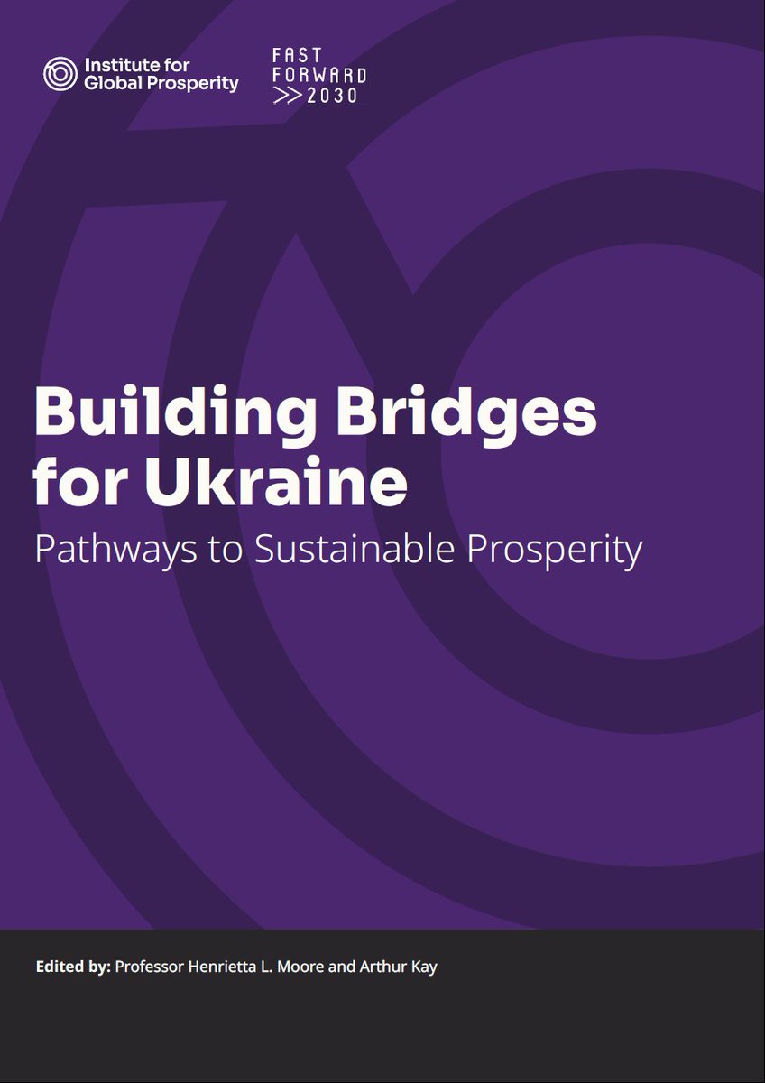 Institute for Global Prosperity (@glo_pro) on Twitter photo "This paper offers a platform for joint thinking between Ukrainian and global experts – to expand the space for bold ideas about sustainable growth and long-term prosperity." ~ <a href="/Svyrydenko_Y/">Yulia Svyrydenko</a>
Read our paper on Ukraine reconstruction: bit.ly/3FKIoWX
<a href="/moorehl/">Henrietta L. Moore</a> <a href="/arthurkay_/">Arthur Kay</a> "This paper offers a platform for joint thinking between Ukrainian and global experts – to expand the space for bold ideas about sustainable growth and long-term prosperity." ~ <a href="/Svyrydenko_Y/">Yulia Svyrydenko</a>
Read our paper on Ukraine reconstruction: bit.ly/3FKIoWX
<a href="/moorehl/">Henrietta L. Moore</a> <a href="/arthurkay_/">Arthur Kay</a>