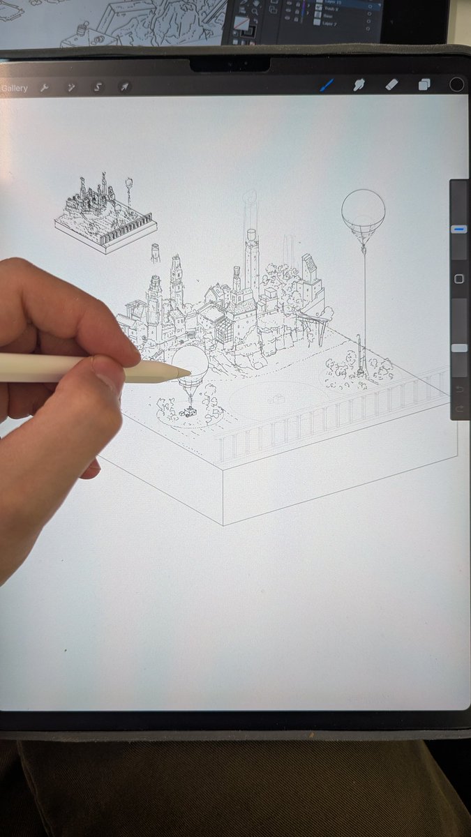 Little Town and big balloons