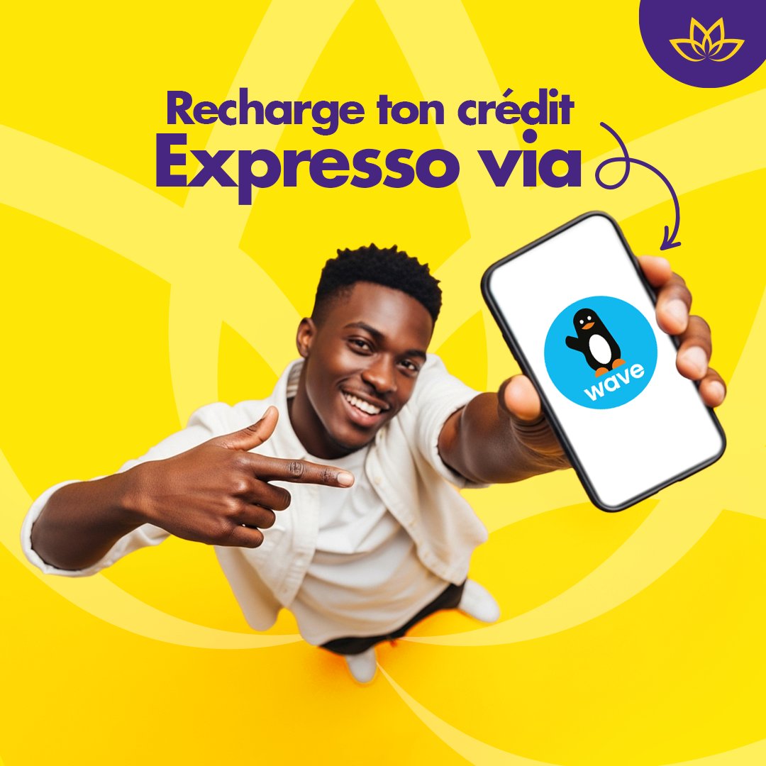 expressosenegal's tweet photo. Plus besoin de vous déplacer pour recharger votre crédit Expresso.
Rechargez directement via Wave.
Simple, rapide et sans effort.
#ExpressoSenegal #Osez #RechargeCrédit #FacileAvecWave https://t.co/SQXBWMjufS