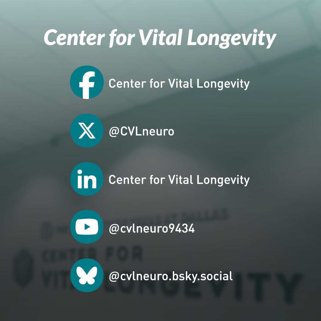 NeuroLogicCVL's tweet image. 🎉 Happy #SocialMediaDay!
There are more ways than ever to stay connected with us! Follow us and the Center for Vital Longevity (@CVLneuro) throughout these platforms.
#NeuroLogicPodcast #CVL #UTD