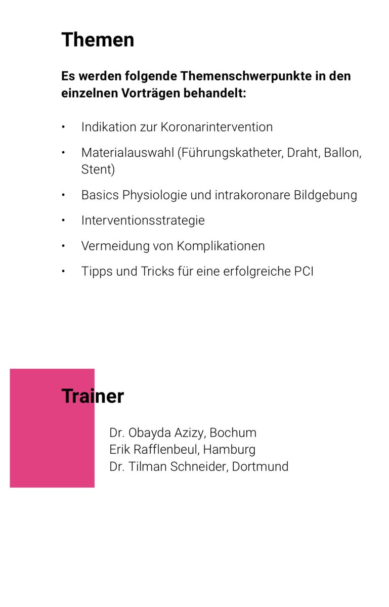 AGIK (@agikinterv) on Twitter photo 🚨 Morgen ist es soweit 🚨
Der nächste Kurs der #AGIK startet in #Düsseldorf:
AGIK SimulationsTraining – Basiskurs PCI
✅ Hands-on ✅ Praxisnah ✅ Kollegial
Wir freuen uns auf alle Teilnehmenden! 💪
<a href="/KardiologieHH/">Erik Rafflenbeul</a> <a href="/O_Azizy_MD/">Obayda Azizy</a> <a href="/TSchneiderMD/">Tilman Schneider</a>
#Sim1Do1Teach1 🚨 Morgen ist es soweit 🚨
Der nächste Kurs der #AGIK startet in #Düsseldorf:
AGIK SimulationsTraining – Basiskurs PCI
✅ Hands-on ✅ Praxisnah ✅ Kollegial
Wir freuen uns auf alle Teilnehmenden! 💪
<a href="/KardiologieHH/">Erik Rafflenbeul</a> <a href="/O_Azizy_MD/">Obayda Azizy</a> <a href="/TSchneiderMD/">Tilman Schneider</a>
#Sim1Do1Teach1
