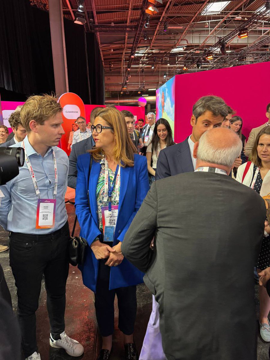 Stéphanie Yon-Courtin (@s_yoncourtin) on Twitter photo 📍Aujourd’hui à VivaTech, aux côtés de <a href="/GabrielAttal/">Gabriel Attal</a> et des députés 🇫🇷 <a href="/Renaissance/">Renaissance</a> pour mettre en lumière celles et ceux qui font l’innovation 🇫🇷🤖
💡 Technologies, souveraineté, compétitivité : ici se joue une part de l’avenir économique de l’Europe.
🎯 En tant que députée 📍Aujourd’hui à VivaTech, aux côtés de <a href="/GabrielAttal/">Gabriel Attal</a> et des députés 🇫🇷 <a href="/Renaissance/">Renaissance</a> pour mettre en lumière celles et ceux qui font l’innovation 🇫🇷🤖
💡 Technologies, souveraineté, compétitivité : ici se joue une part de l’avenir économique de l’Europe.
🎯 En tant que députée