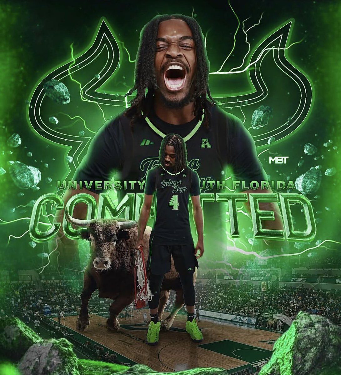 Senior transfer Josh Omojafo has committed to South Florida!