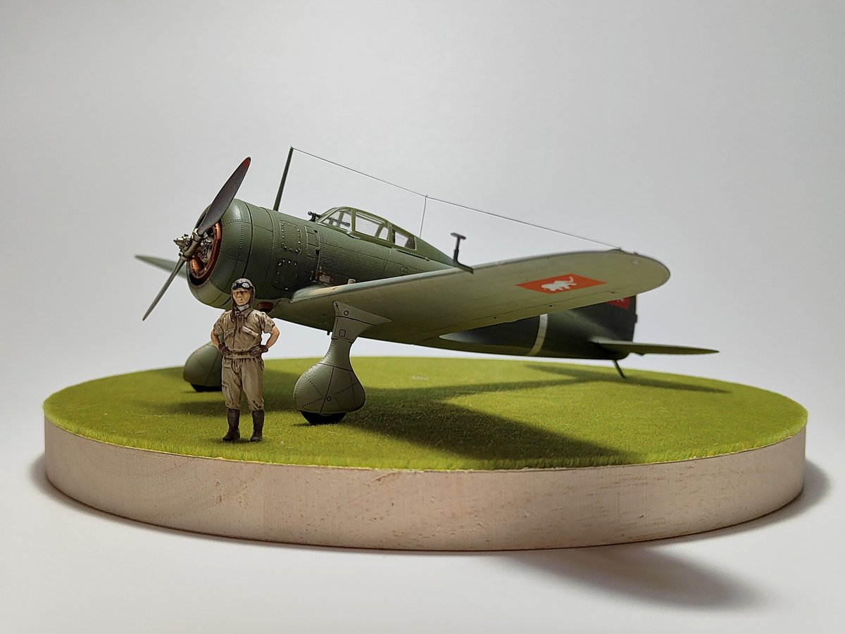 no_no_nokem64's tweet photo. NAKAJIMA Ki-27 "NATE"
ROYAL THAI AIR FORCE 
1/48 HASEGAWA KITS https://t.co/yGEIrjPyVE