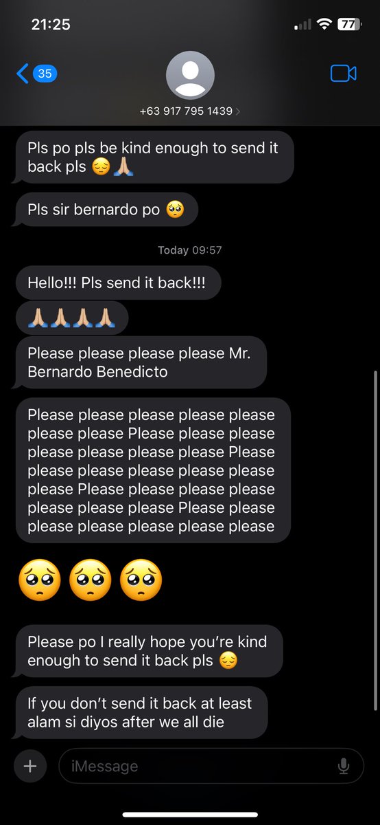 Modus to no? And the unknown texter knows my name huh?