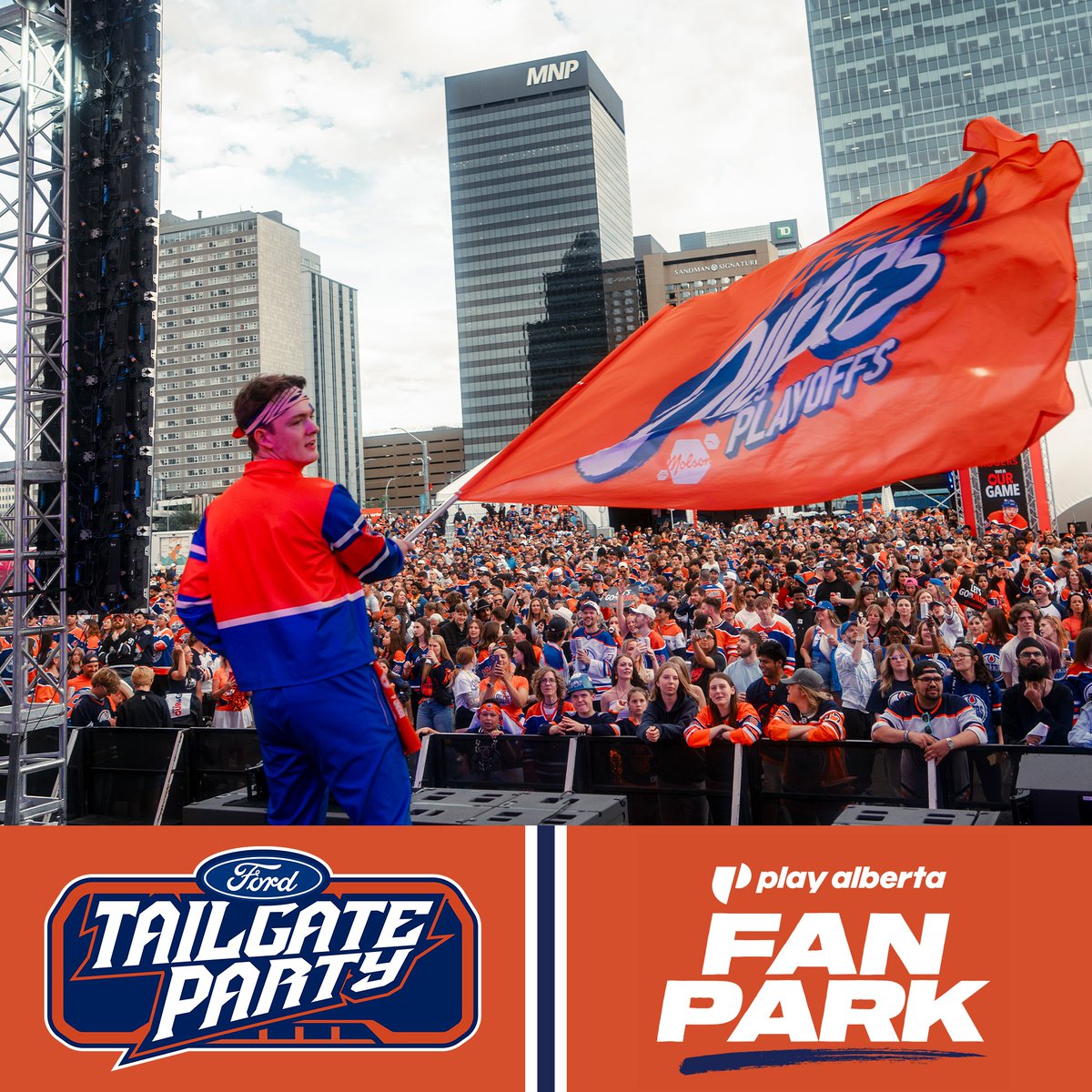 🧡💙 GAME ON, OIL COUNTRY!
⁠
Don’t miss a moment of the action, the Stanley Cup Final watch parties continue TONIGHT in ICE District!⁠
⁠
Doors: 5:00 PM⁠
Puck Drop: 6:00 PM⁠
⁠
Don't forget, your LOILTY Rewards QR code is your ticket into Fan Park!