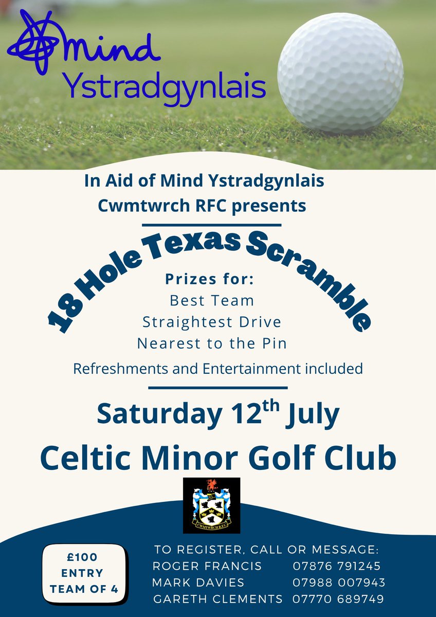 This year we have identified <a href="/MindCharity/">Mind</a> Ystradgynlais as our Fundraising beneficiary. Working in partnership, we want to raise awareness and highlight the support provided for Mental health and Wellbeing in the Community.

Pop the 12th of July in your calendar!🌟