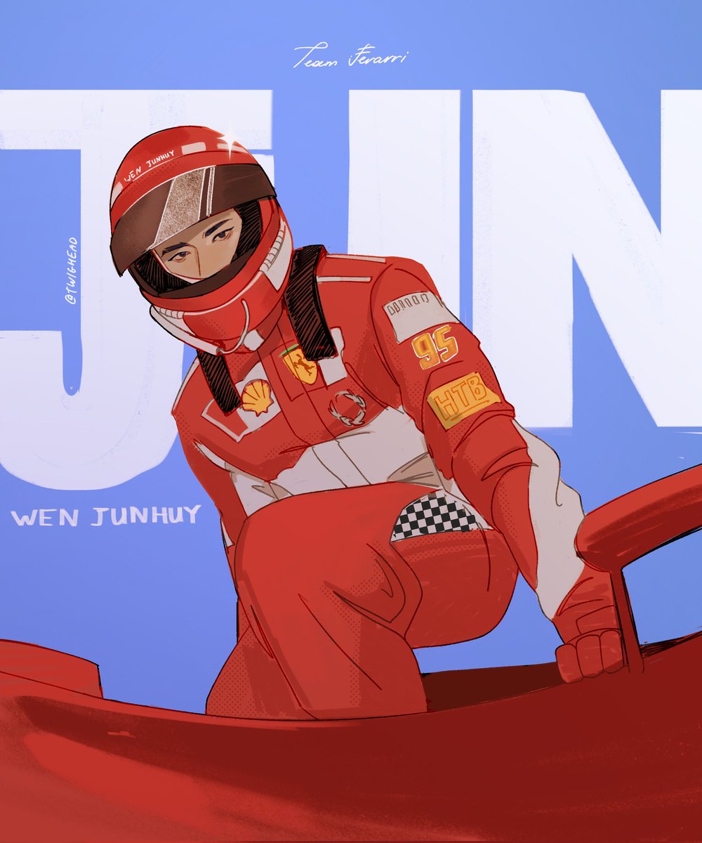 Twighead_'s tweet image. #SEVENTEEN  F1 au!

#Scoups #Jun #Hoshi #DK