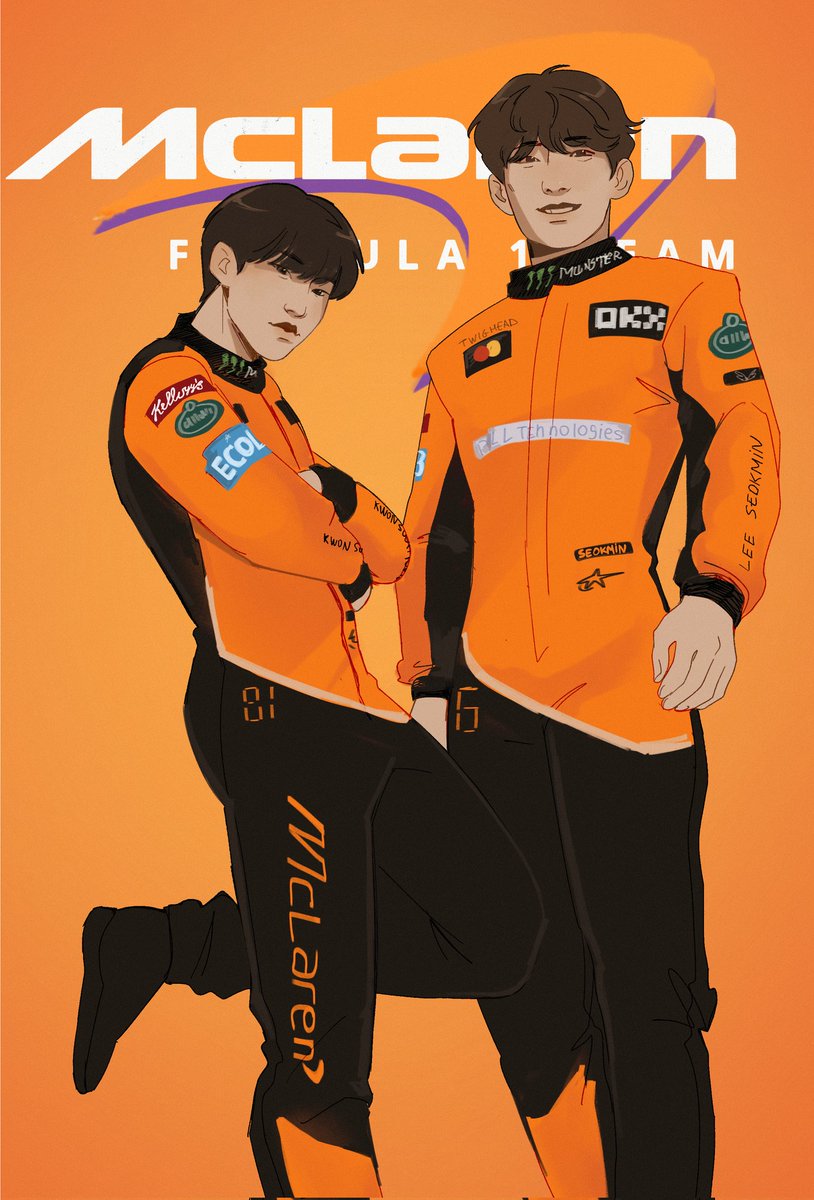 Twighead_'s tweet image. #SEVENTEEN  F1 au!

#Scoups #Jun #Hoshi #DK