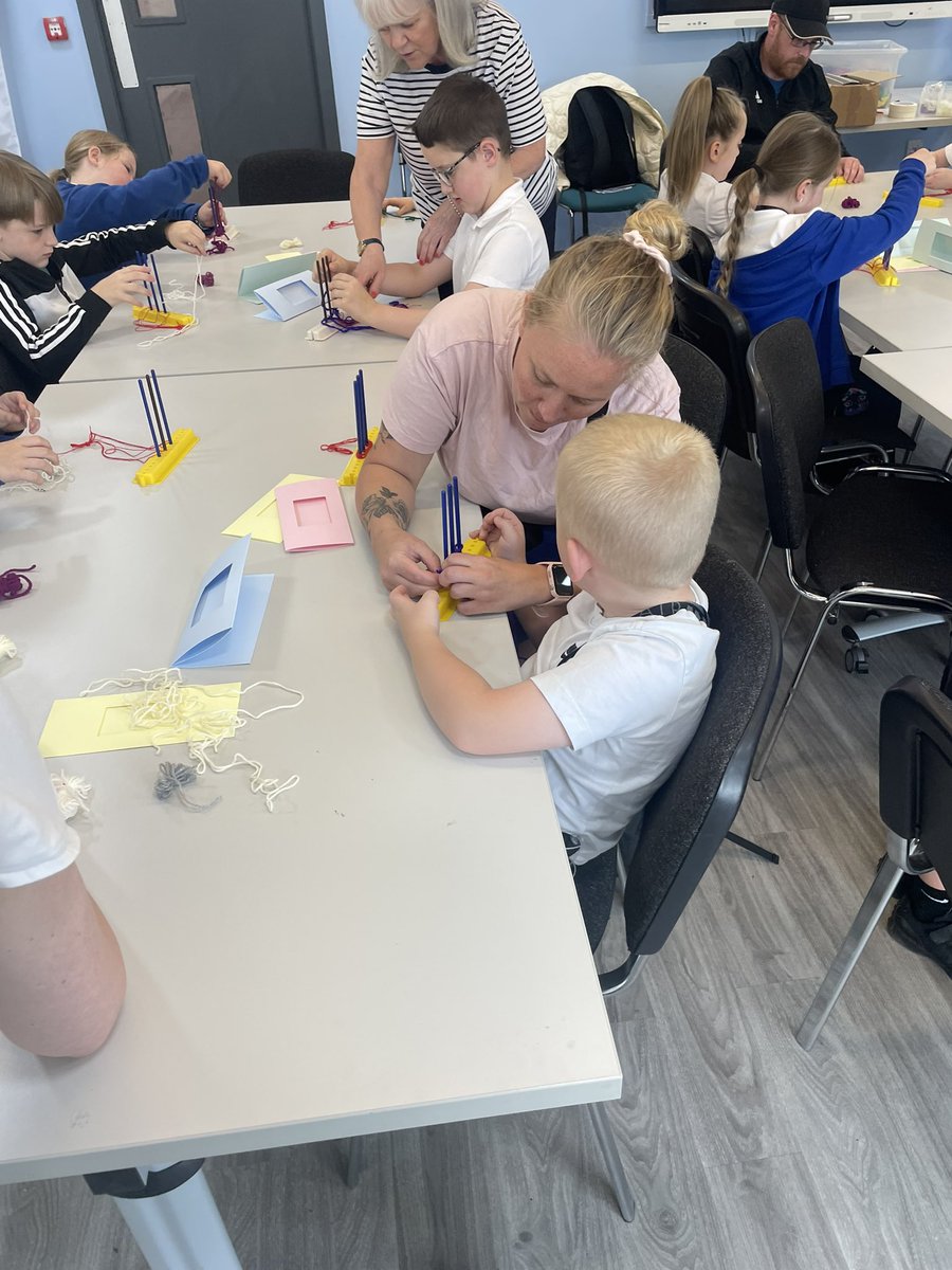 We learned how to make tartan! 🏴󠁧󠁢󠁳󠁣󠁴󠁿 <a href="/calderbridgeps/">Calderbridge Primary School and Nursery Class</a>