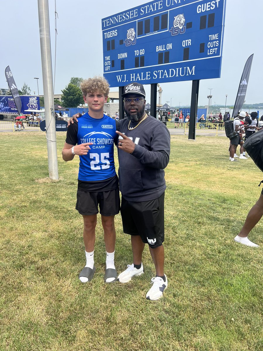 Chris Hawley (@chrishawley27) on Twitter photo After a great conversation with <a href="/CoachMashack/">Kevin Mashack</a> I am blessed to receive my 2nd D1 offer from Tennessee State University. <a href="/CoachBlackwell_/">Curtis Blackwell II</a> <a href="/MarcSutherland_/">Marcus Sutherland</a> <a href="/AllenTrieu/">Allen Trieu</a> <a href="/coachcioroch/">Coach Cioroch</a> <a href="/Sportsinthed_/">Sports in the D ™</a> <a href="/TheD_Zone/">The D Zone</a> <a href="/MIexposure/">Michigan exposure</a> After a great conversation with <a href="/CoachMashack/">Kevin Mashack</a> I am blessed to receive my 2nd D1 offer from Tennessee State University. <a href="/CoachBlackwell_/">Curtis Blackwell II</a> <a href="/MarcSutherland_/">Marcus Sutherland</a> <a href="/AllenTrieu/">Allen Trieu</a> <a href="/coachcioroch/">Coach Cioroch</a> <a href="/Sportsinthed_/">Sports in the D ™</a> <a href="/TheD_Zone/">The D Zone</a> <a href="/MIexposure/">Michigan exposure</a>