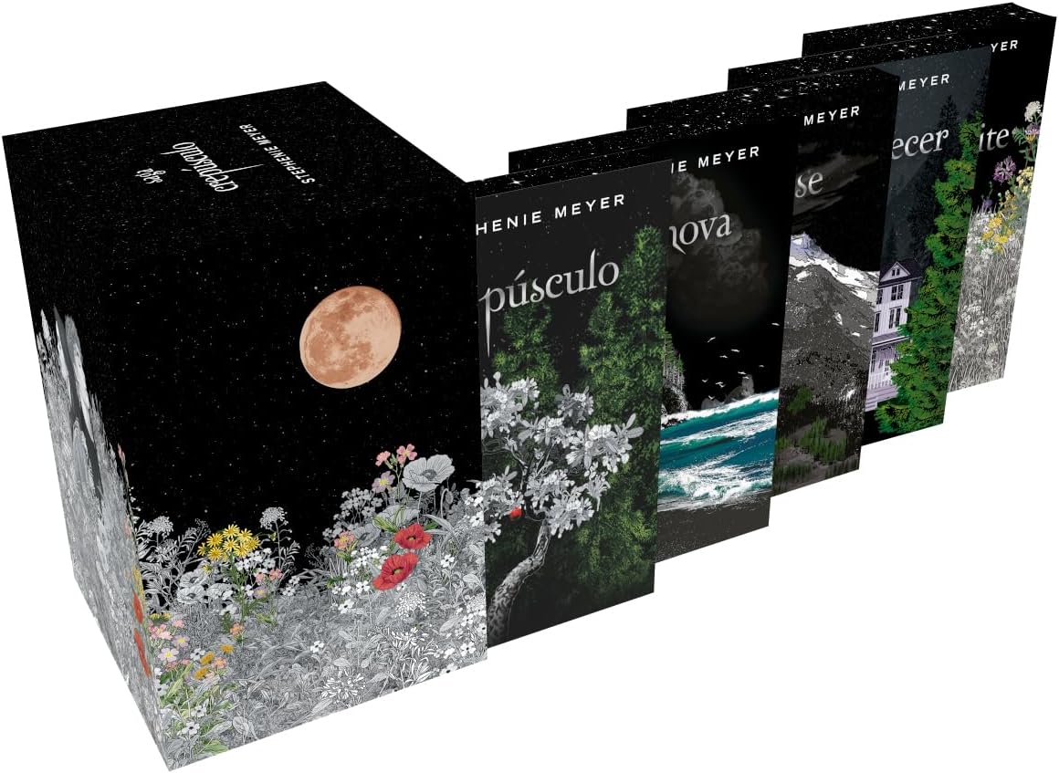 IdrisBR's tweet photo. ✨️ Box Crepúsculo (#Crepúsculo, #LuaNova, #Elipse, #Amanhecer e #SolDaMeiaNoite), de Stephenie Meyer, em pré-venda para 01/10 na Amazon

➡️ https://t.co/pnUndrPm5T

Em comemoração aos 20 anos de Crepúsculo, box inédito reúne os cinco livros da saga com novas capas. https://t.co/O8FxyyLFYU