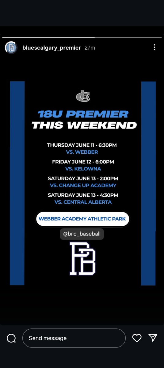 Calgary Premier Blues tweet media