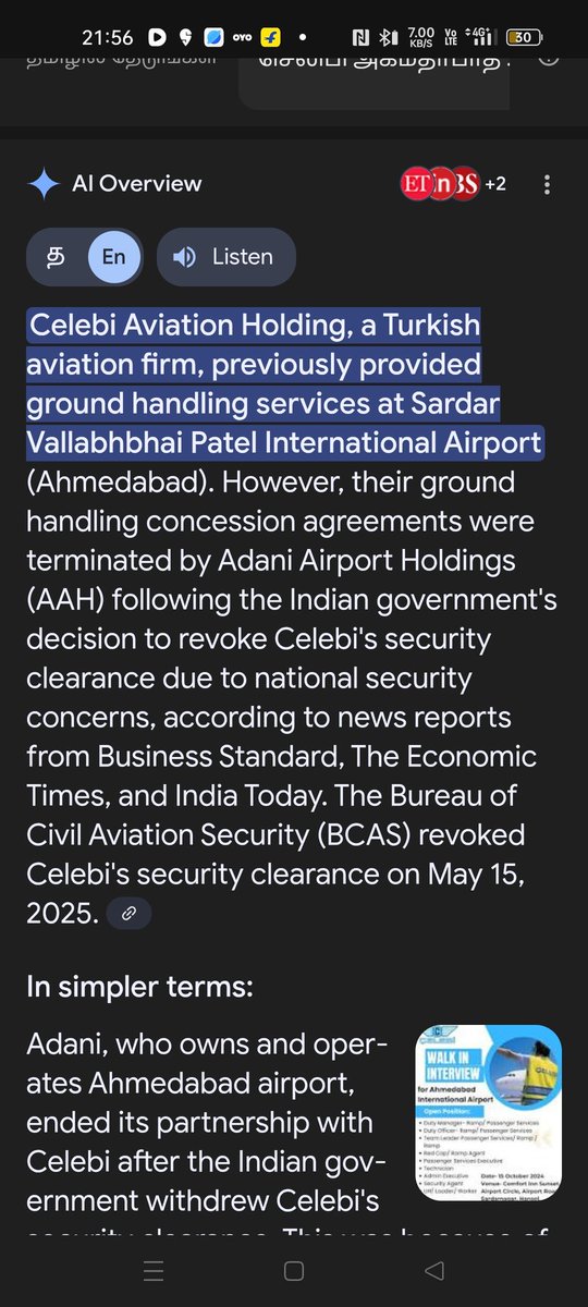 ak_riyaz's tweet photo. #AirIndiaCrash is deeply disturbing.Lukcy to be alive having flown in and out of the same #AhmedabadAirport almost 4 times in the last 2 weeks....Let's hope the #blackbox investigation reveals the actual root cause. 
On a parallel note ,Celebi s forced exit from Indian airports https://t.co/8UyZCWDCSV