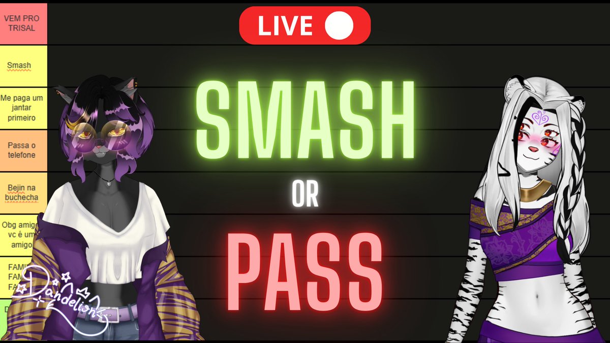 Lady Dandelion | Live2d Rigger | ✨️NEXUS✨️ (@ladydandeliion) on Twitter photo QUEM SERÁ QUE SERA CONVIDADO PARA UM TRISAL?
Live especial de Dia dos Namorados com <a href="/GatoPretonline/">GatoPretonline</a>
Lembrando que é apenas uma brincadeira gente, estamos aqui para nos divertir <3 QUEM SERÁ QUE SERA CONVIDADO PARA UM TRISAL?
Live especial de Dia dos Namorados com <a href="/GatoPretonline/">GatoPretonline</a>
Lembrando que é apenas uma brincadeira gente, estamos aqui para nos divertir <3